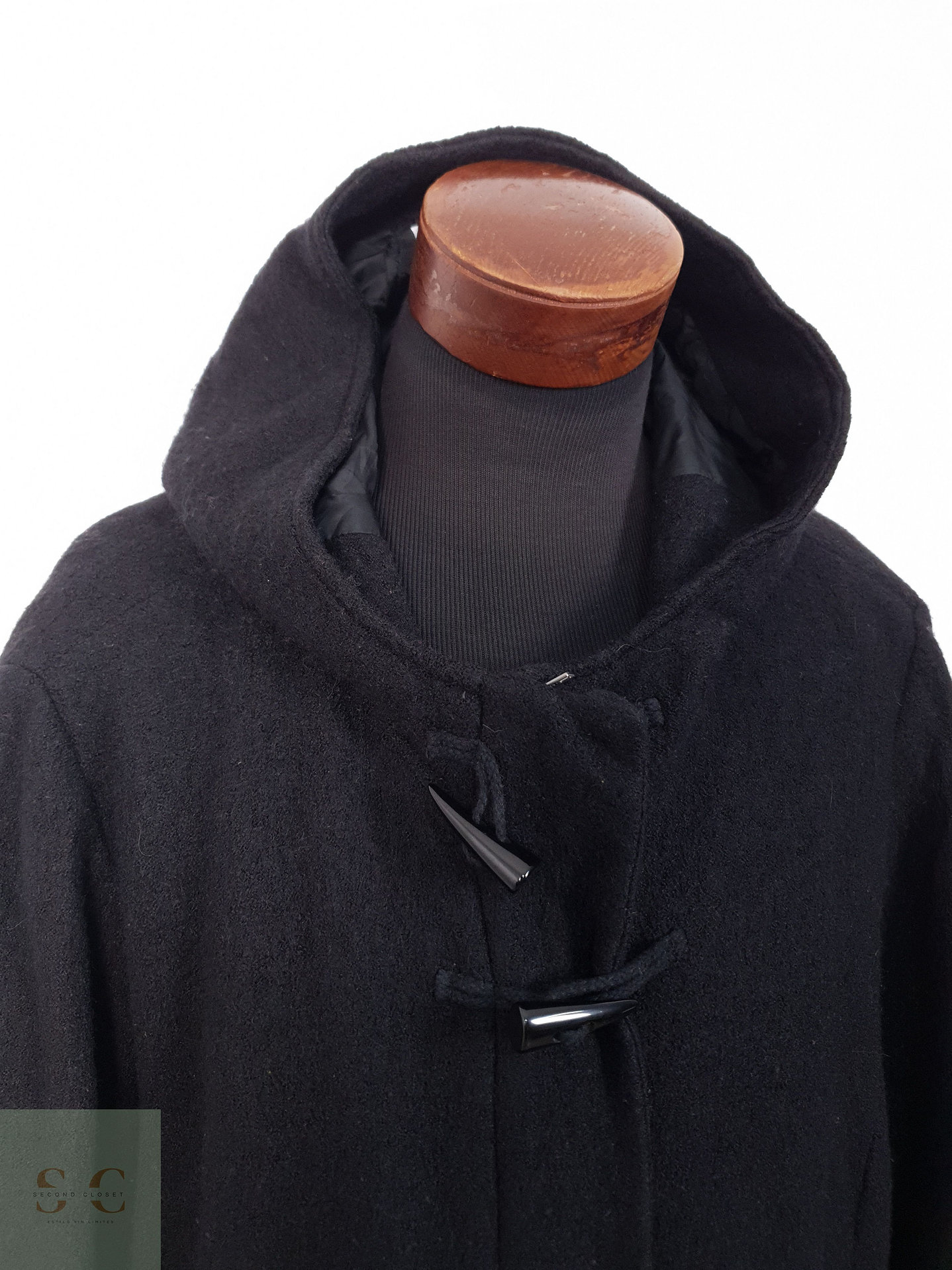 Montgomery Hombre Vintage Negro Talla XXL 3