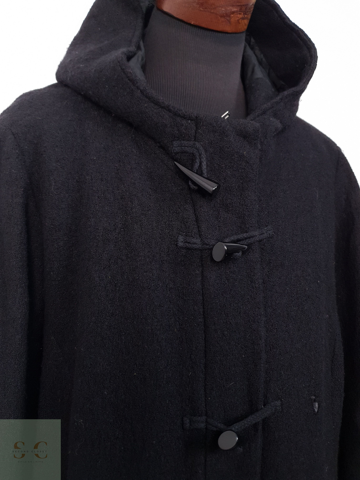 Montgomery Hombre Vintage Negro Talla XXL 5