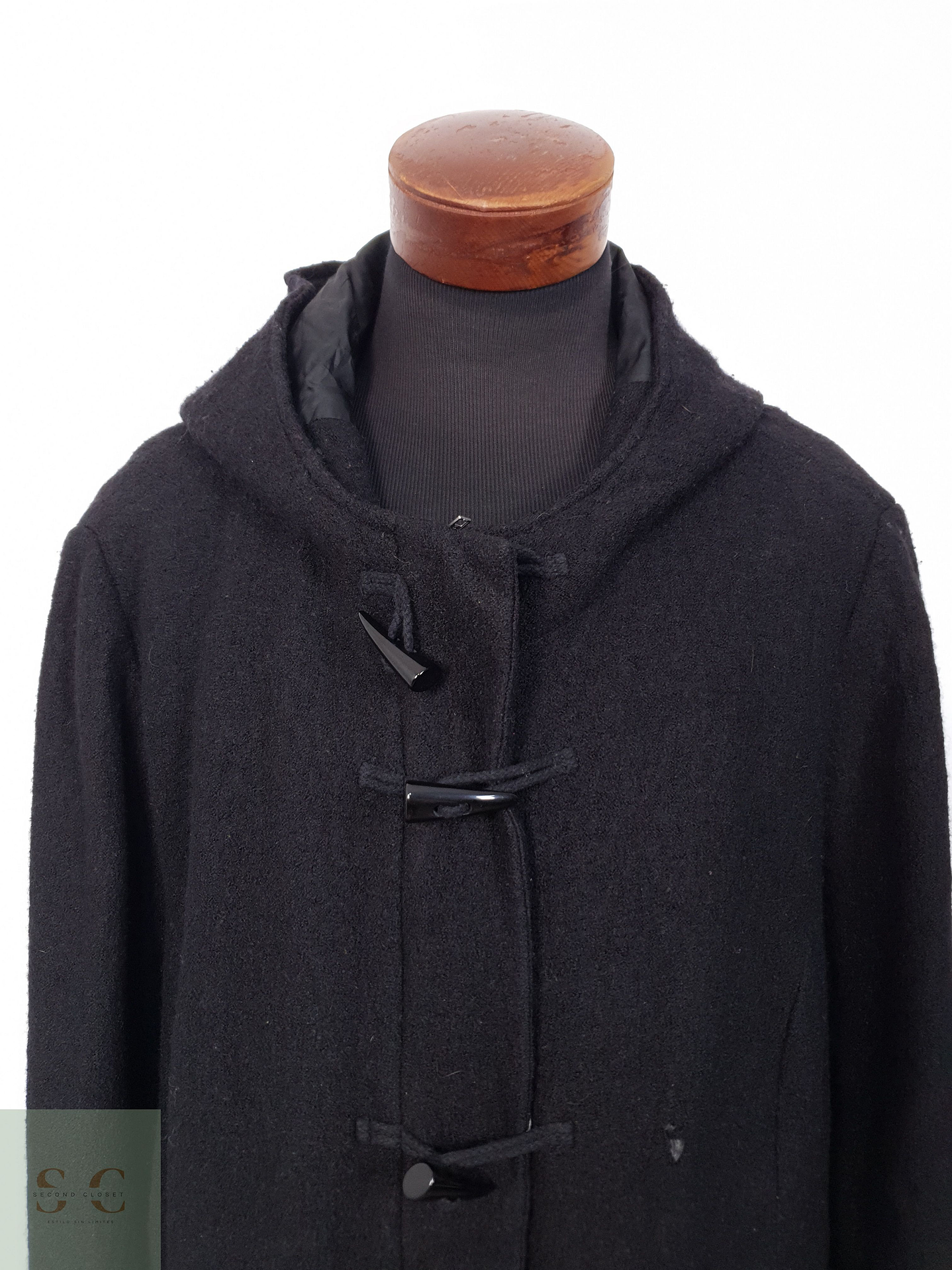 Montgomery Hombre Vintage Negro Talla XXL 7