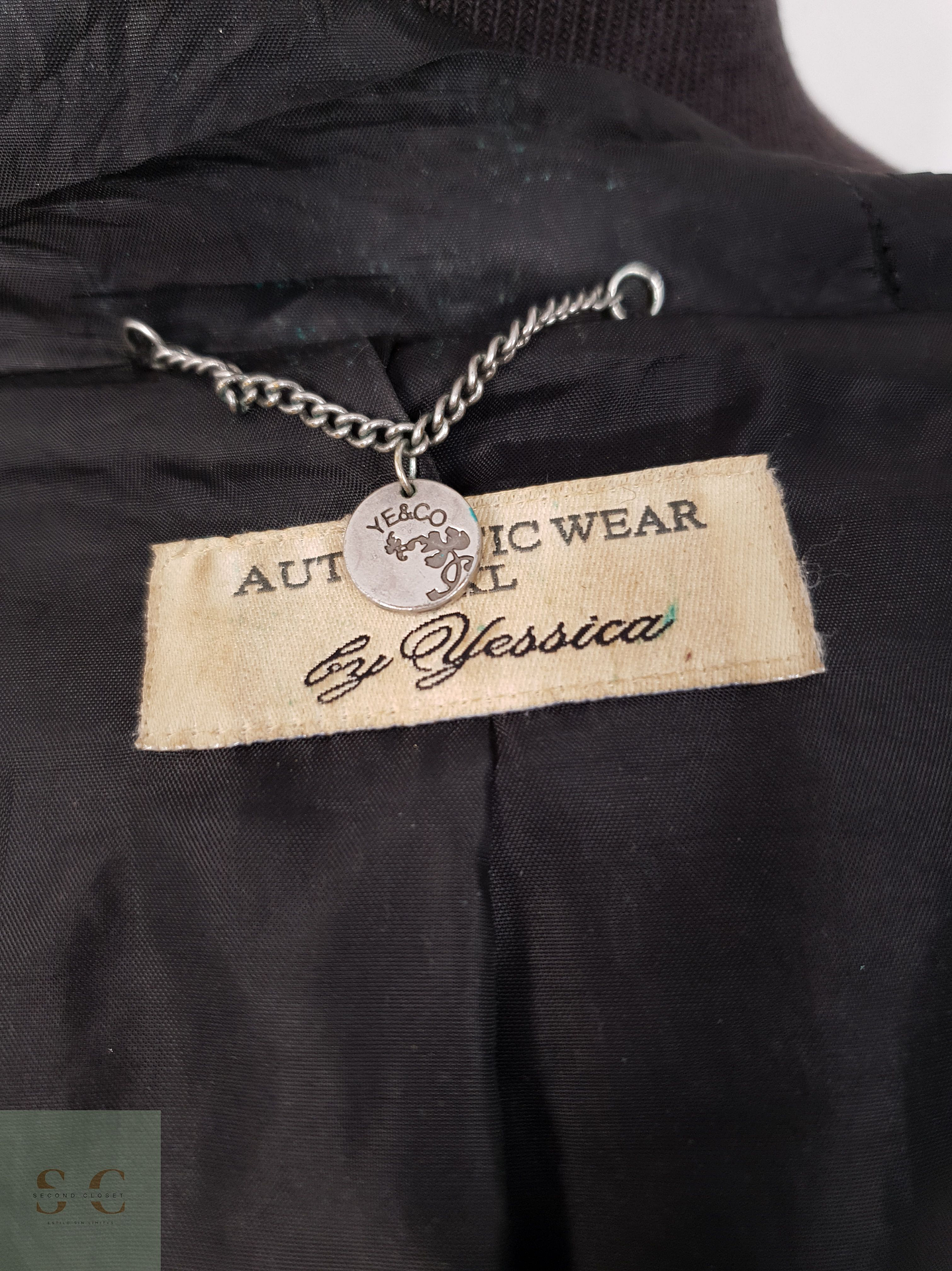 Montgomery Hombre Vintage Negro Talla XXL 8