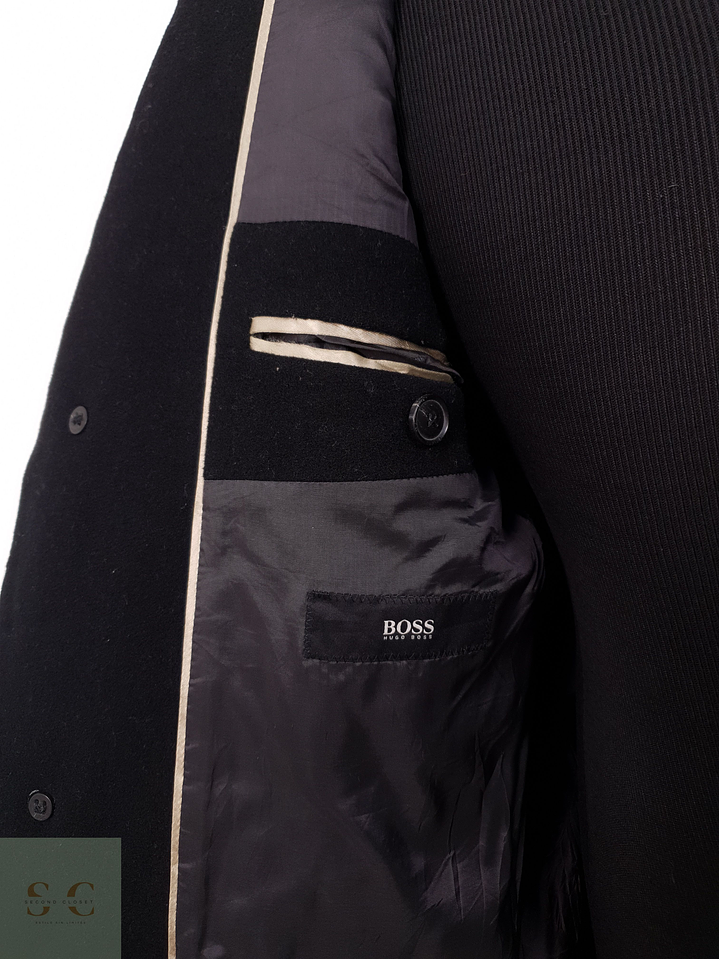 Abrigo Hombre Hugo Boss 70 lana virgen 10 cashmere Talla M 7