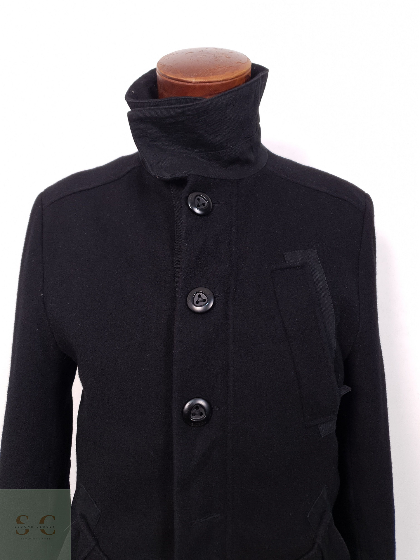 Abrigo Hombre Jack & Jones 60 lana Talla M 2