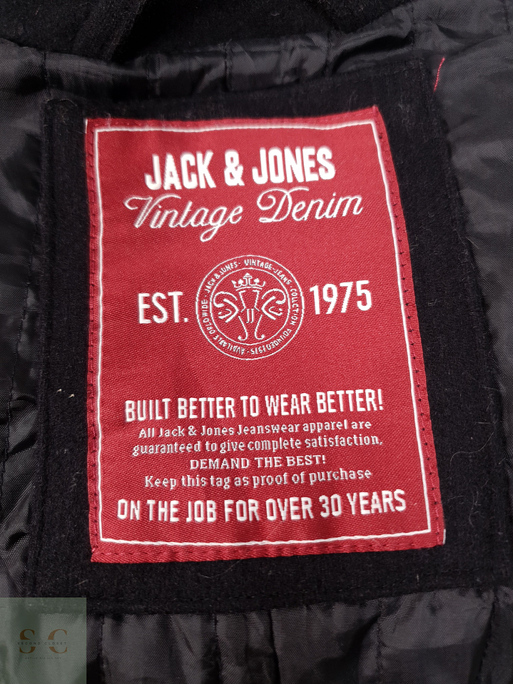 Abrigo Hombre Jack & Jones 60 lana Talla M 9