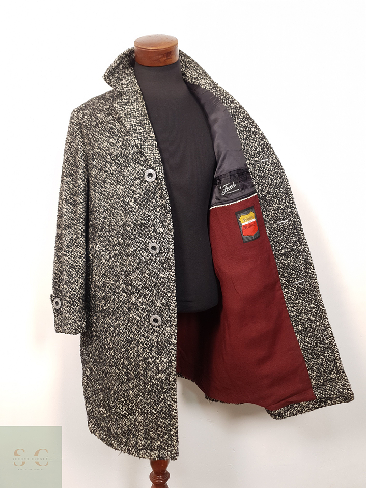Abrigo Hombre Funk lana virgen mohair Talla M 1