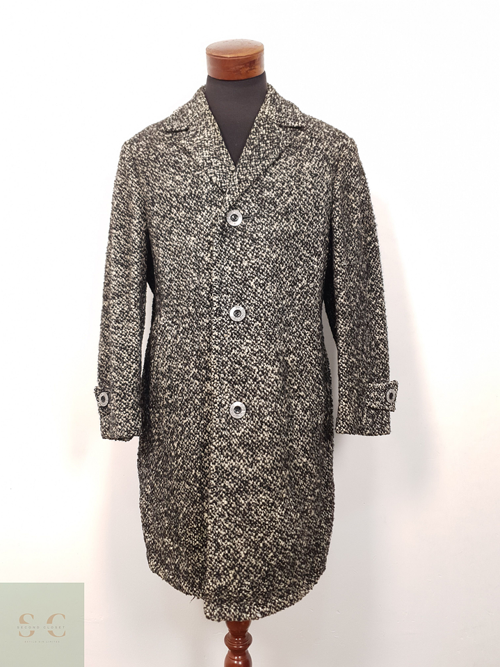 Abrigo Hombre Funk lana virgen mohair Talla M 2