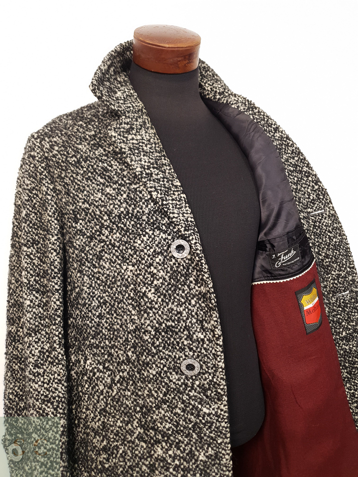 Abrigo Hombre Funk lana virgen mohair Talla M 4