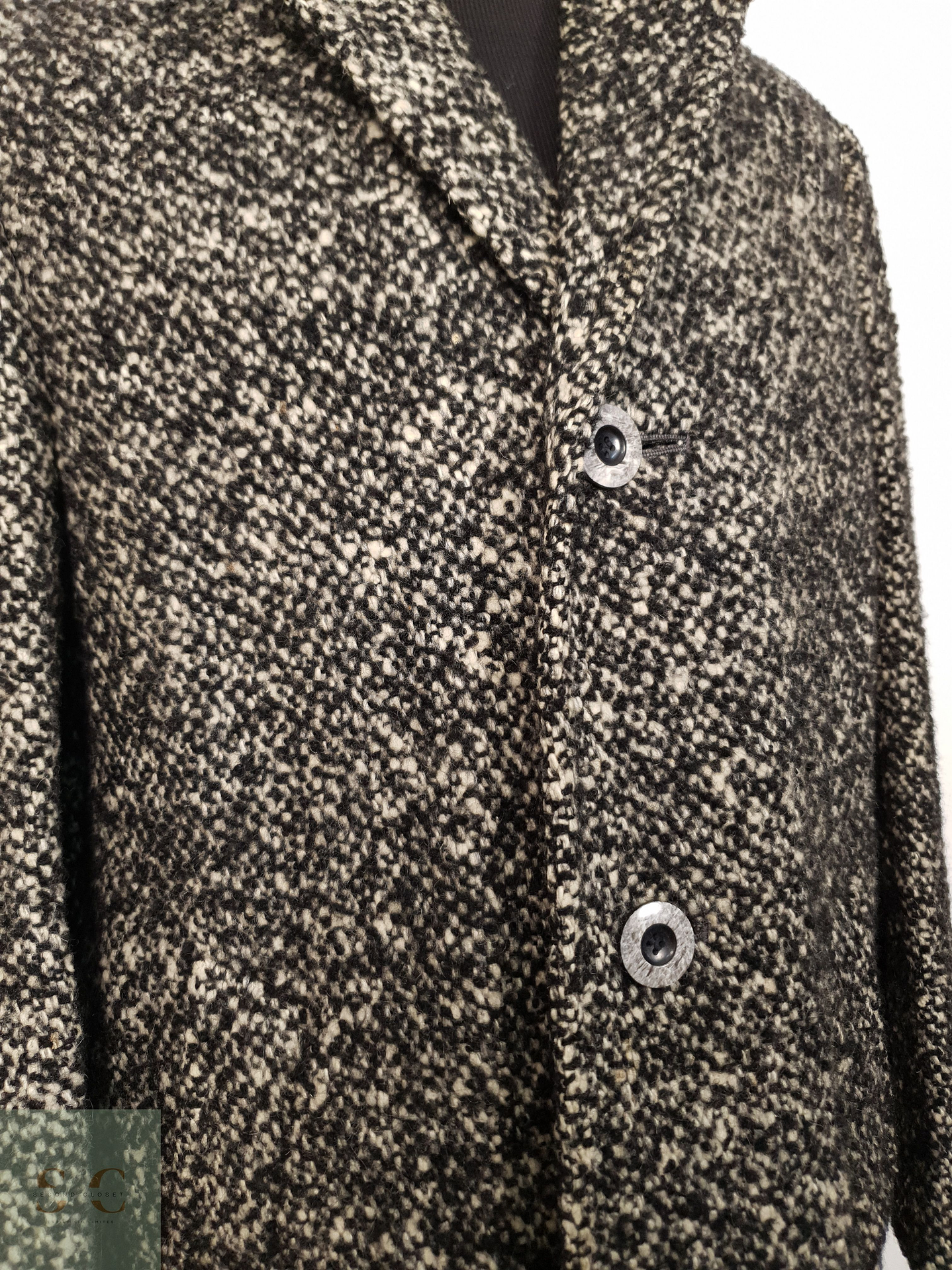 Abrigo Hombre Funk lana virgen mohair Talla M 5