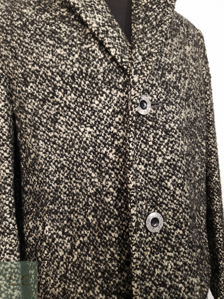 Abrigo Hombre Funk lana virgen mohair Talla M 5