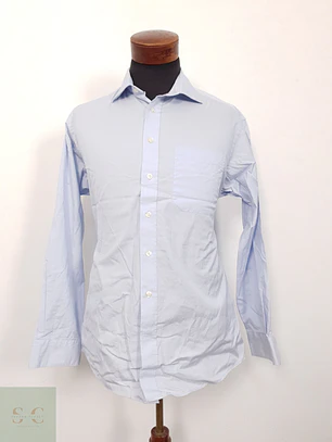Camisa Hombre Westbury Celeste Lisa Vestir Talla M