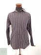 Camisa Hombre TCM Negro Gris Rayas Talla L - Miniatura 1