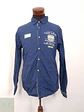 Camisa Hombre Camp David Azul Letras Talla L - Miniatura 1