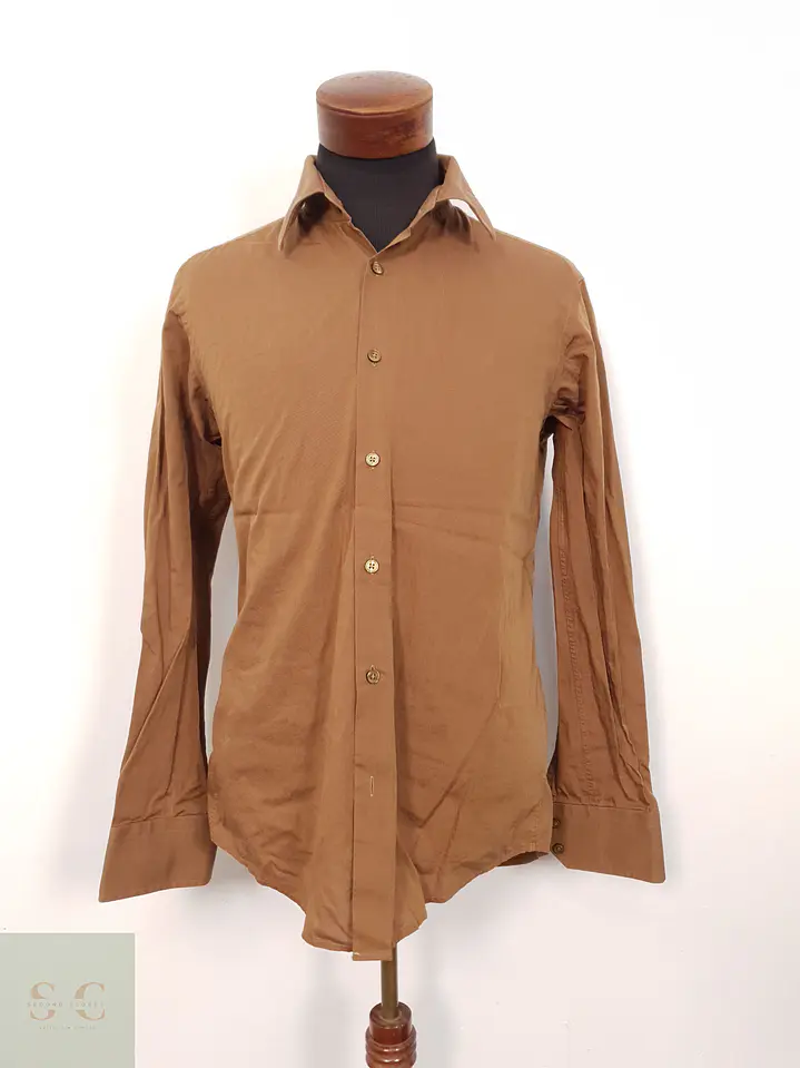 Camisa Hombre Hugo Boss Café Lisa Talla M 1