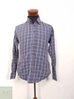Camisa Hombre Canda Azul Café Cuadros Talla M - Miniatura 1