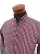 Camisa Hombre Angelo Litrico Rojo Azul Rombos Talla S - Miniatura 2