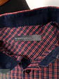 Camisa Hombre Angelo Litrico Rojo Azul Rombos Talla S - Miniatura 3