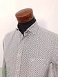 Camisa Hombre Casamoda Blanco Lunares Rojo Gris Talla L - Miniatura 3