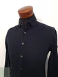 Camisa Hombre Olymp Negro Liso Talla S - Miniatura 2