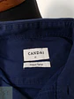 Camisa Hombre Canda Azul Liso Talla L - Miniatura 3