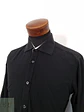 Camisa Hombre Luciano Negro Liso Talla L - Miniatura 2