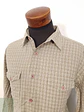Camisa Hombre Jeps Beige Cuadros Talla L - Miniatura 2