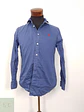 Camisa Hombre Polo Ralph Lauren Azul Liso Talla XS - Miniatura 1