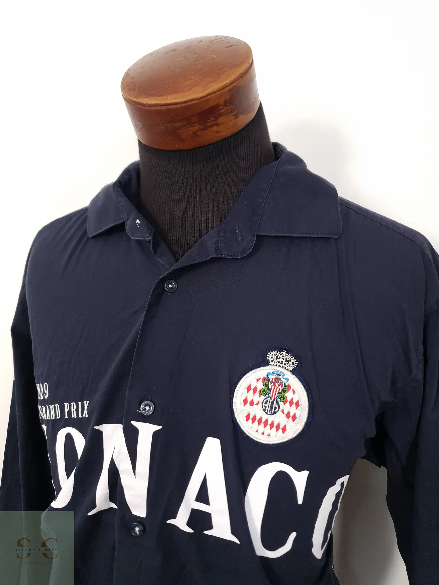 Camisa Hombre McGregor Azul Liso Letras Talla XXL 2