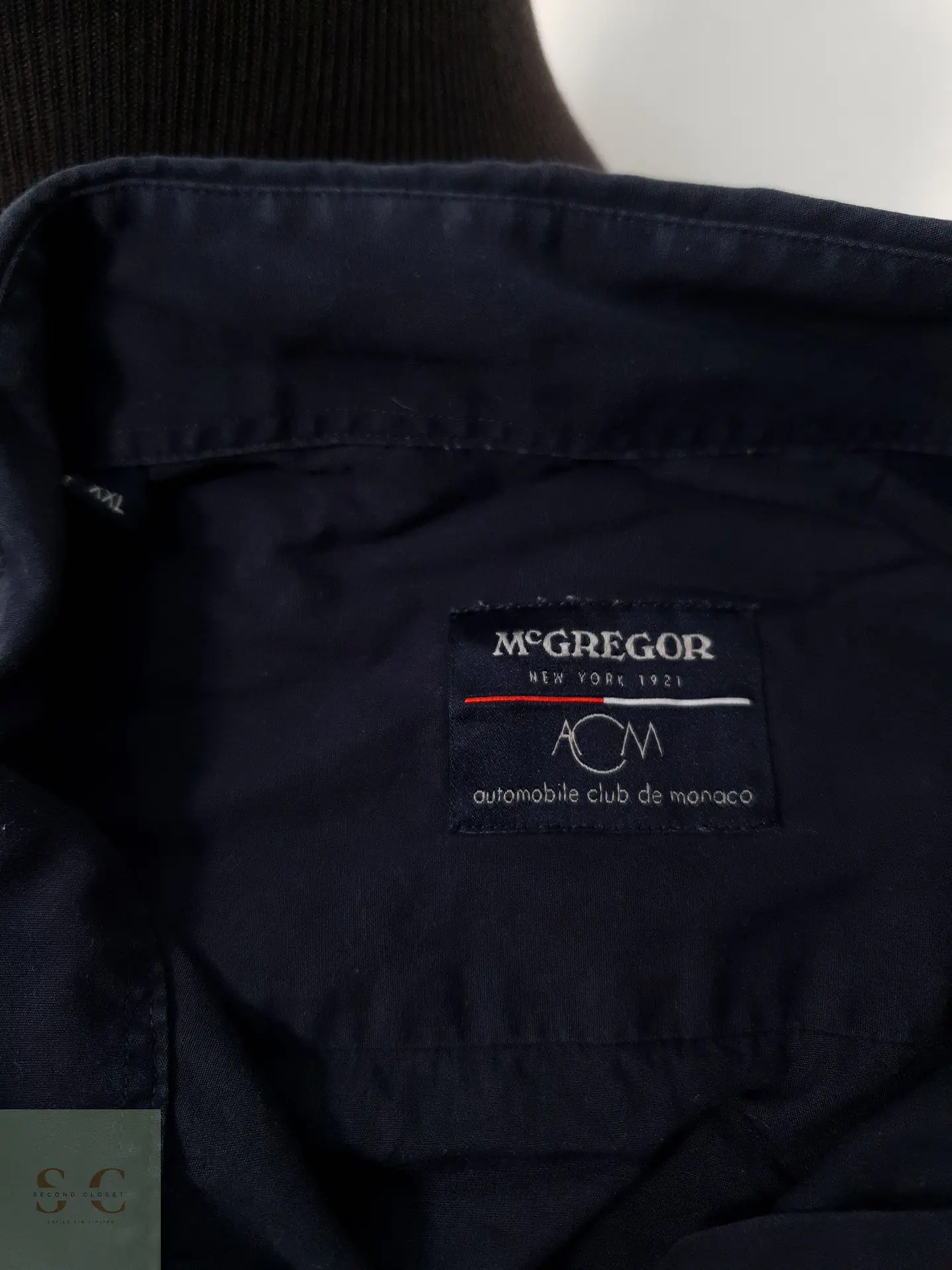 Camisa Hombre McGregor Azul Liso Letras Talla XXL 3