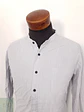 Camisa Hombre Vintage Gris Liso Talla XL - Miniatura 2