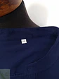 Camisa Hombre Vintage Azul Liso Talla XXL - Miniatura 3