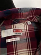 Camisa Hombre Mustang Burdeos Cuadros Talla L SLIM - Miniatura 2