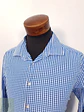 Camisa Hombre MC Neal Celeste Cuadros Talla XXL - Miniatura 3