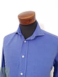 Camisa Hombre Vintage Azul Liso Talla M - Miniatura 3