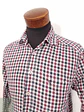 Camisa Hombre Casamoda Burdeos Azul Cuadros Talla M - Miniatura 2