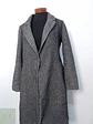 Abrigo Mujer Mezcla lana Plomo Talla M - Miniatura 5