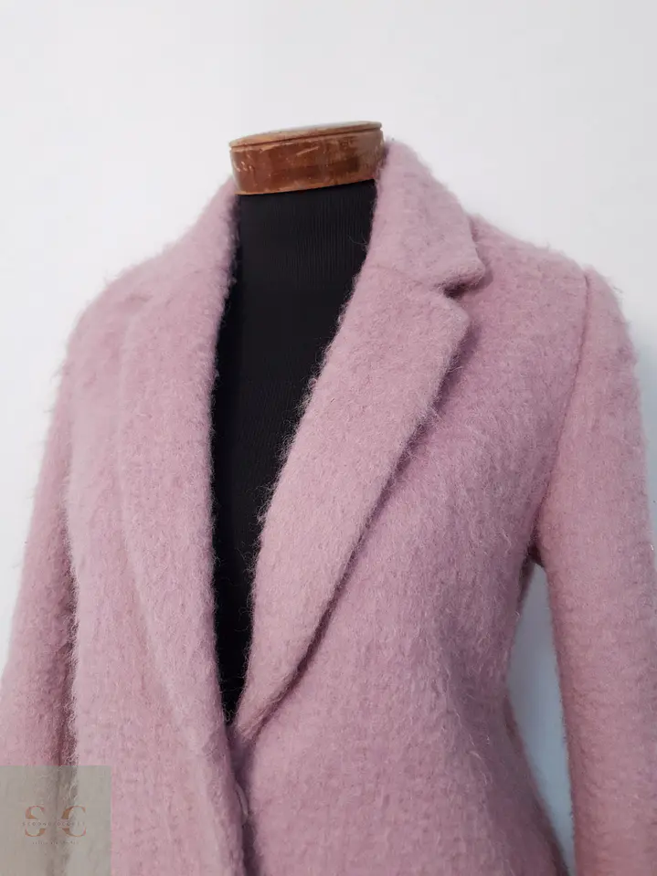 Abrigo Mujer H&M Rosa Talla M 1