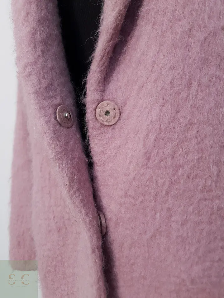 Abrigo Mujer H&M Rosa Talla M 5