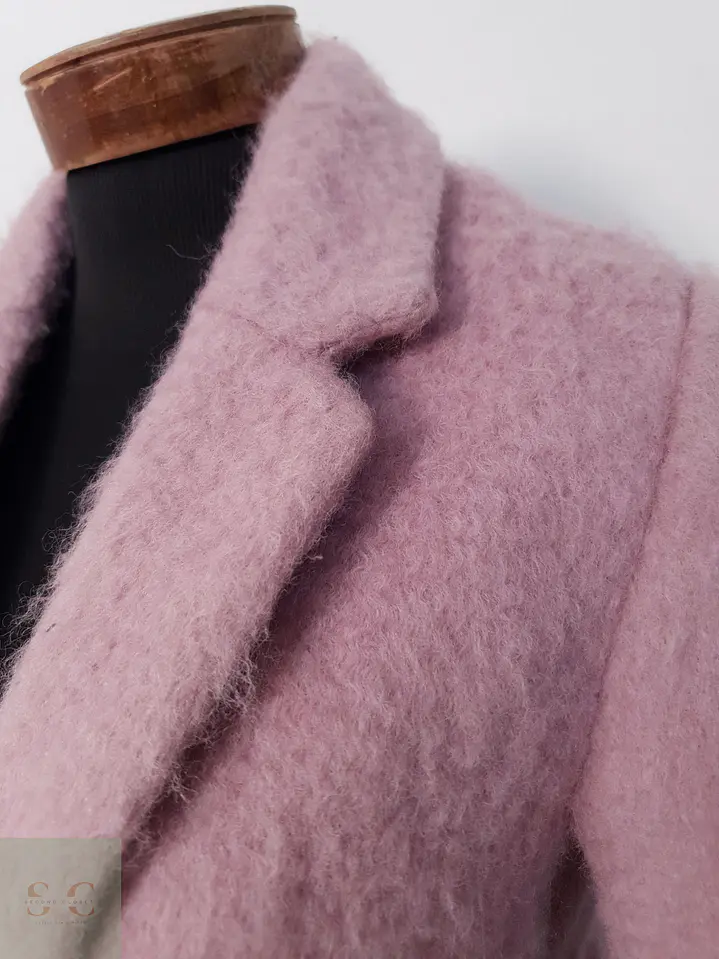 Abrigo Mujer H&M Rosa Talla M 6