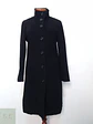 Abrigo Mujer Yessica Lana Virgen Negro Talla M - Miniatura 4