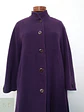Abrigo Largo Mujer Burberrys Lana Violeta Talla ML - Miniatura 5