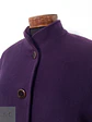Abrigo Largo Mujer Burberrys Lana Violeta Talla ML - Miniatura 7