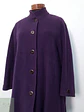 Abrigo Largo Mujer Burberrys Lana Violeta Talla ML - Miniatura 11