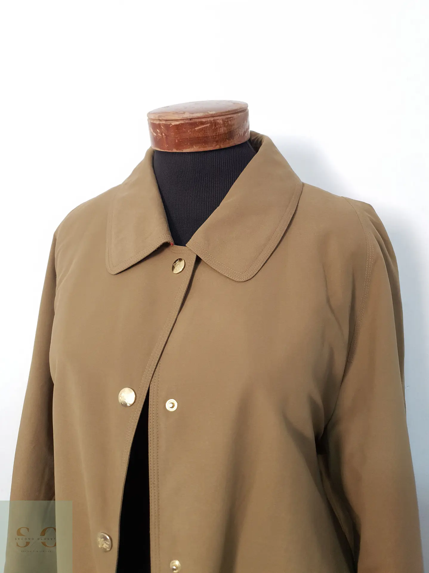 Trench Mujer Burberrys Beige Talla XXL 5