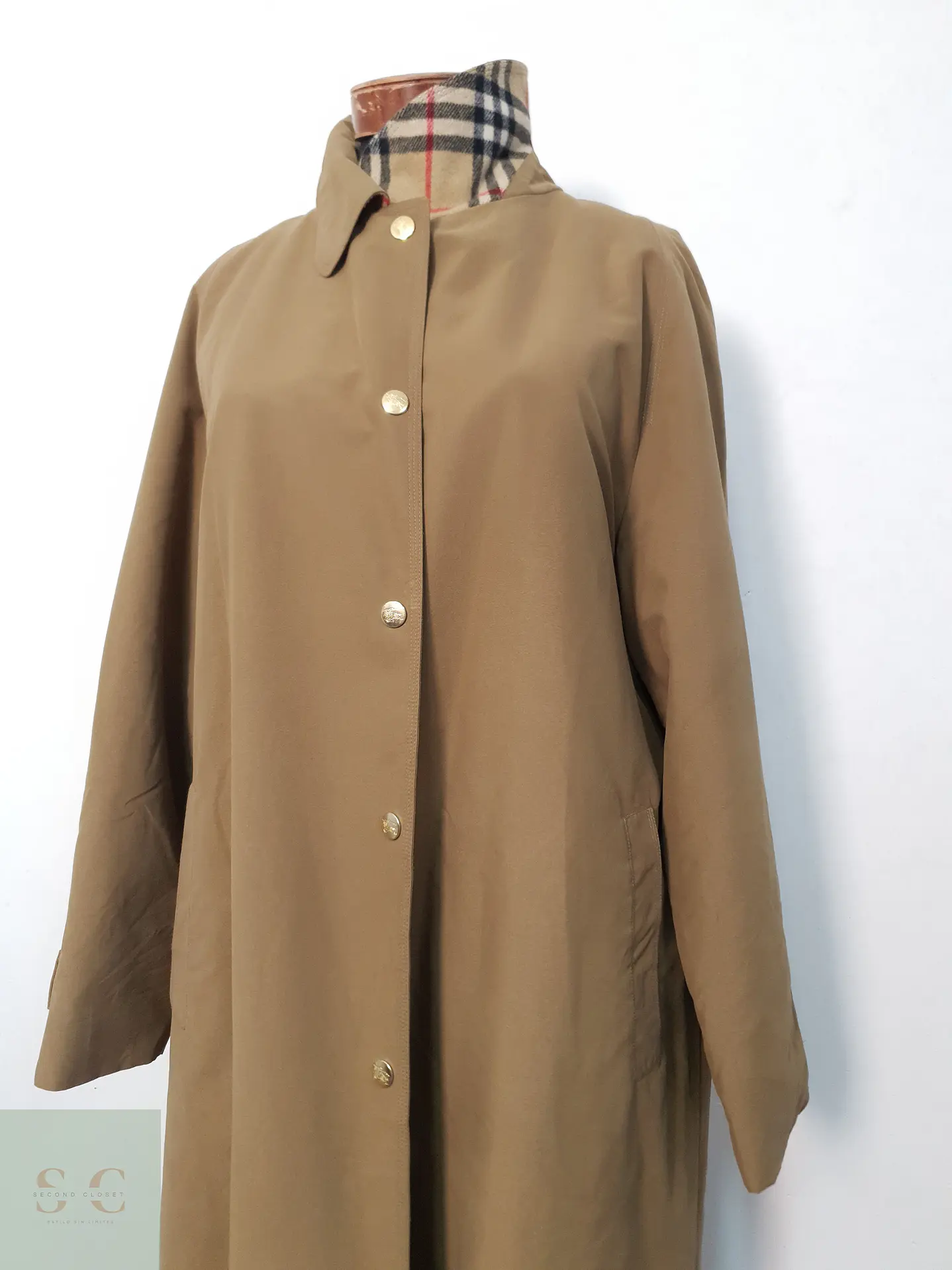 Trench Mujer Burberrys Beige Talla XXL 6