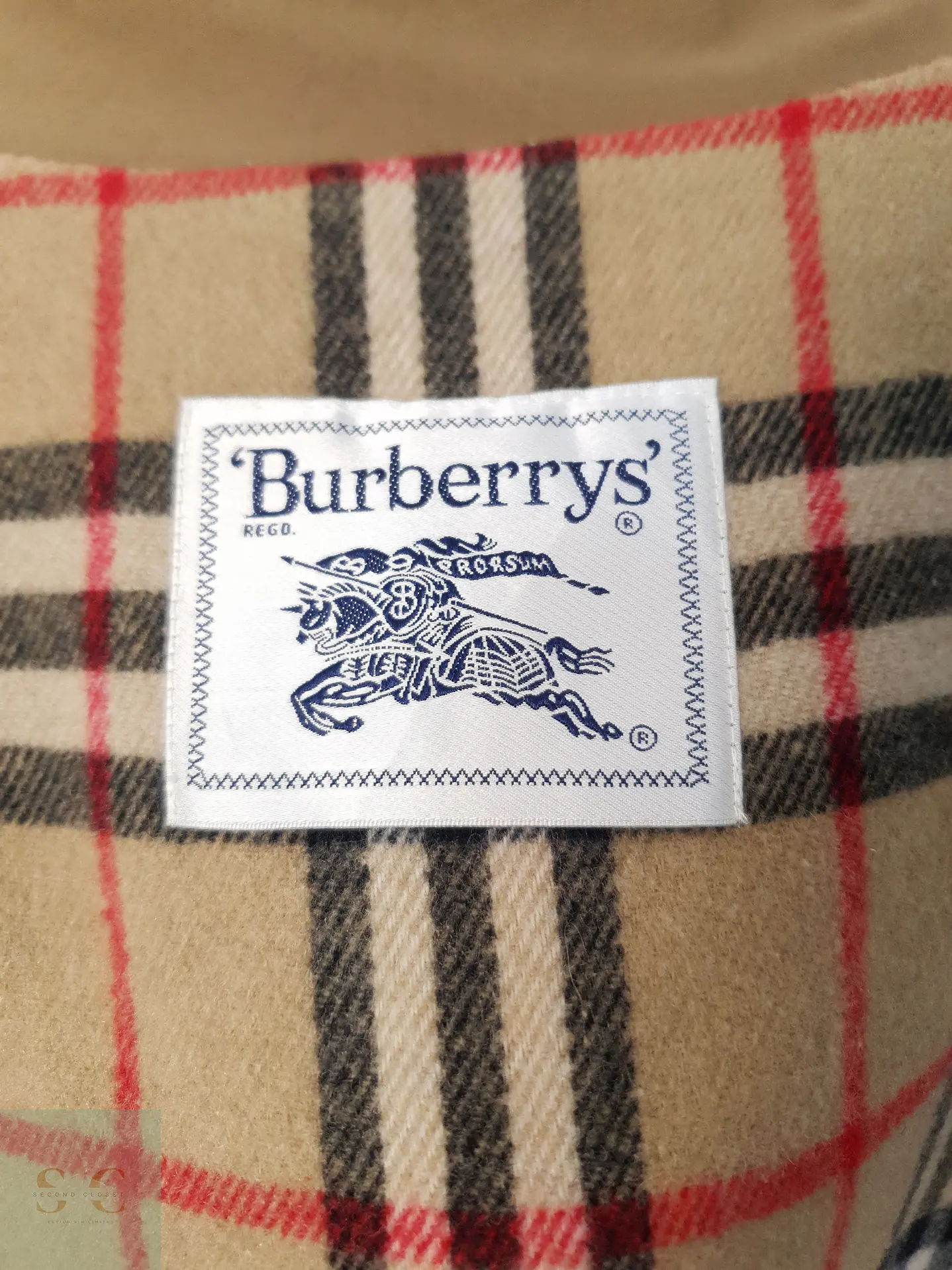 Trench Mujer Burberrys Beige Talla XXL 1