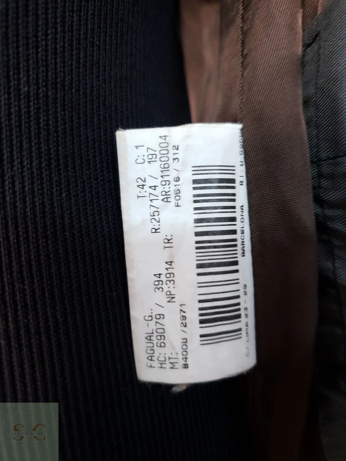 Abrigo Mujer Burberry Café Cruzado Talla ML 7