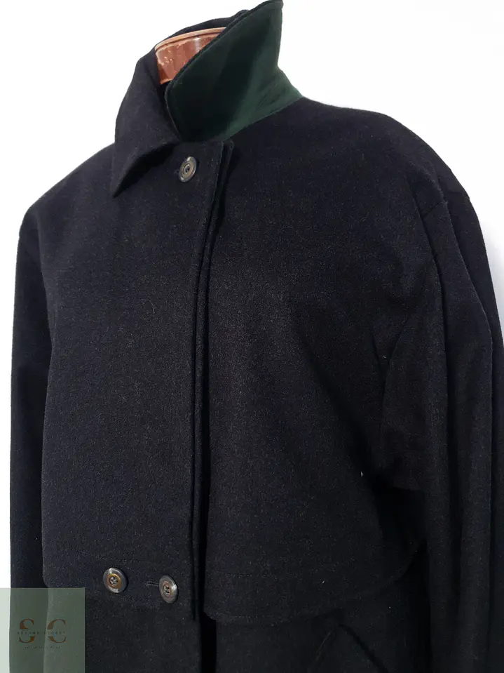 Abrigo Largo Mujer Tofana Lana Plomo Talla XL 4