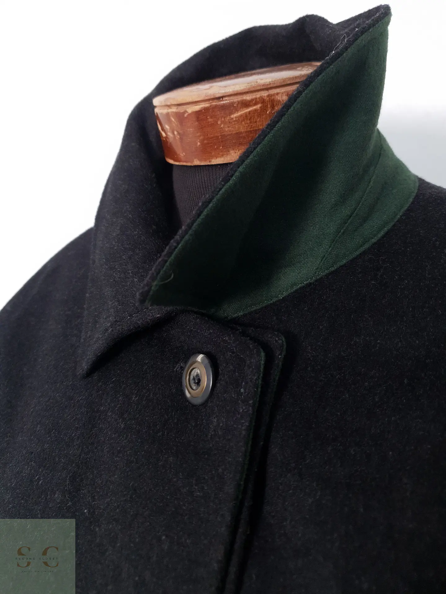 Abrigo Largo Mujer Tofana Lana Plomo Talla XL 7