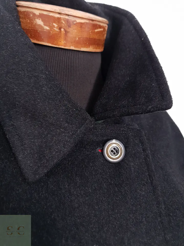 Abrigo Largo Mujer Tofana Lana Plomo Talla XL 9