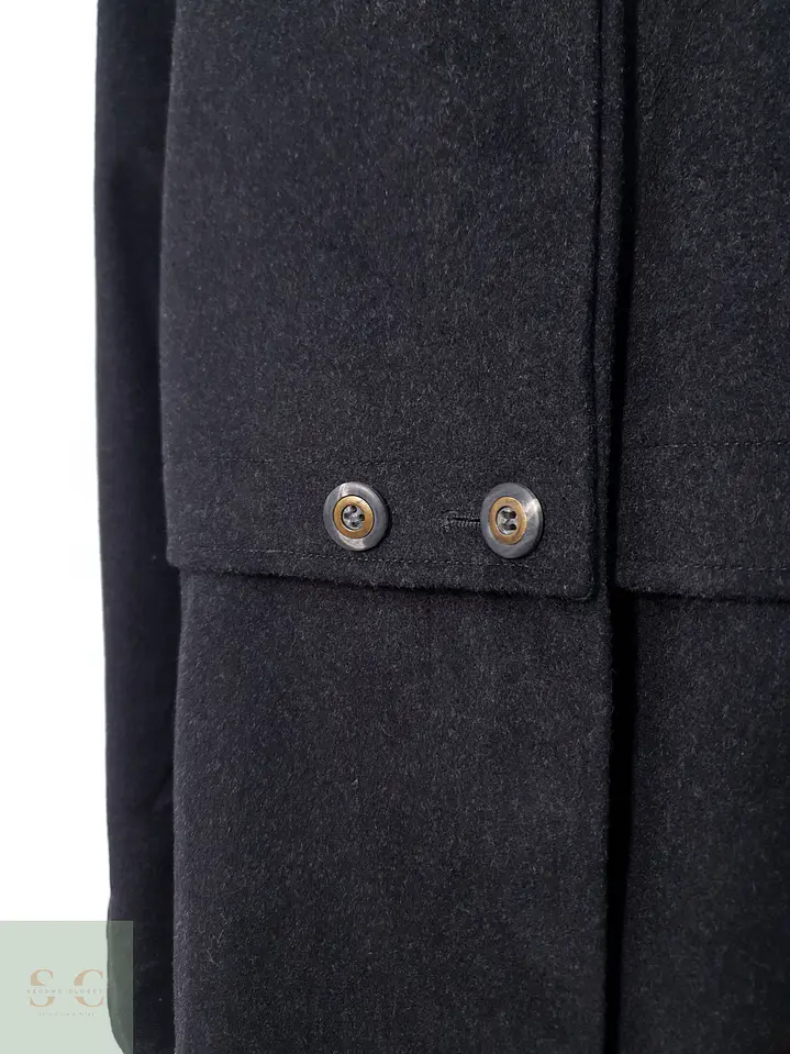 Abrigo Largo Mujer Tofana Lana Plomo Talla XL 12