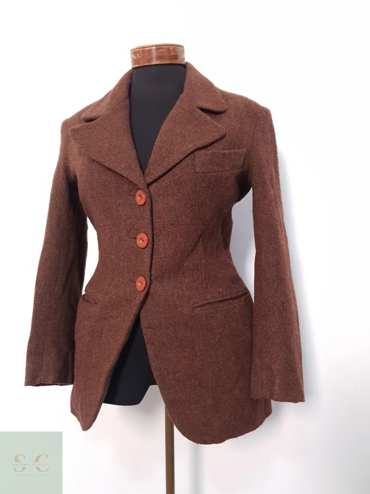 Blazer Mujer Australia Café Talla M 2